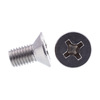 Prime-Line Machine Screw, Flat Head, Phillip Drive 1/4in-28 X 1/2in Grade 18-8 Stainless Steel 10PK 9001699